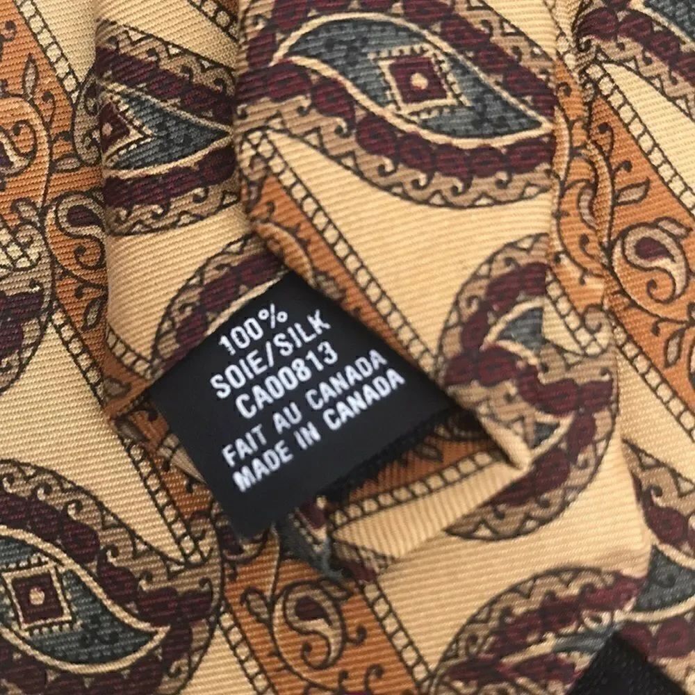 Caleche 100% Silk Tie - Picture 5 of 6